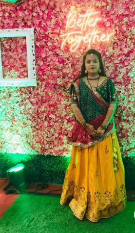 Lehenga on wedding look
