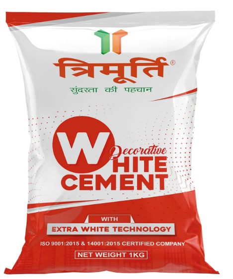 Trimurti Decorative Quality White Cement